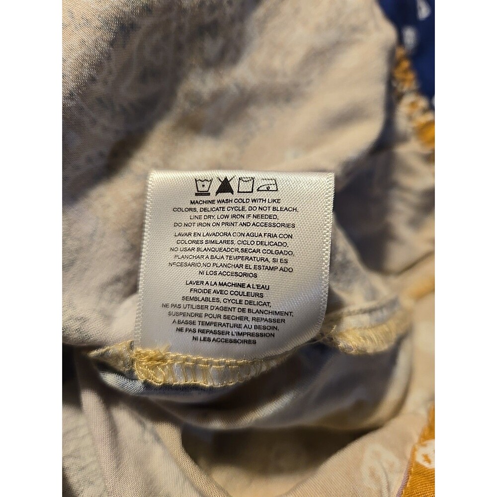 Wrangler Western Patchwork Bell Sleeves Boho Crop Top Size Medium - Picture 13 of 13